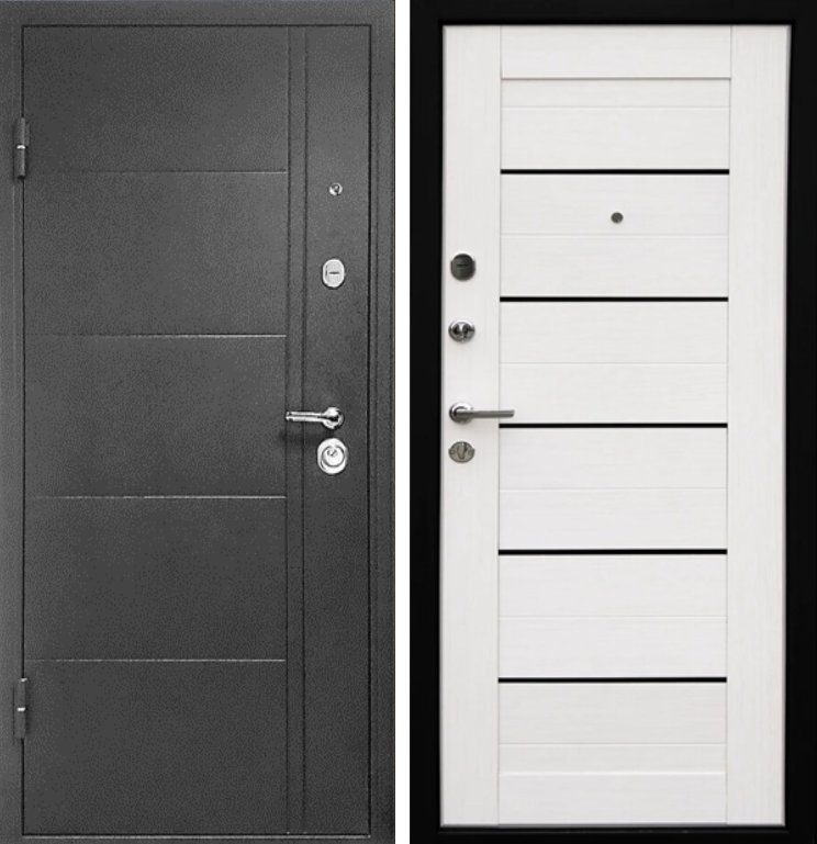 Дверь Эверест Царга Беленый дуб DIS007118