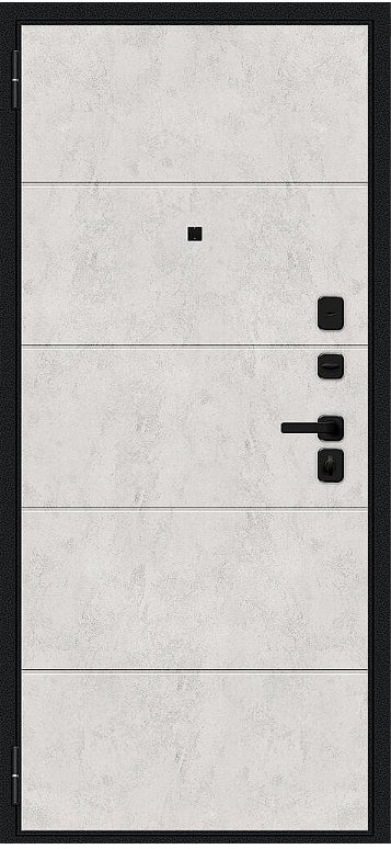 Товар Дверь Браво Граффити-1 Инсайд/SBlack Букле черное/Look Art DIS007408