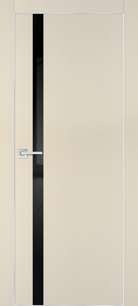 Межкомнатная дверь PX-8  AL кромка с 4-х ст. Бежевый матовый
