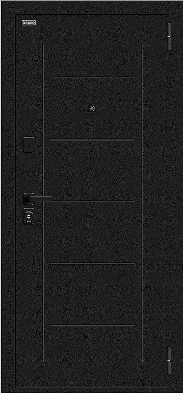 Товар Дверь Браво Борн/SBlack Букле черное/Riviera Ice DIS007404
