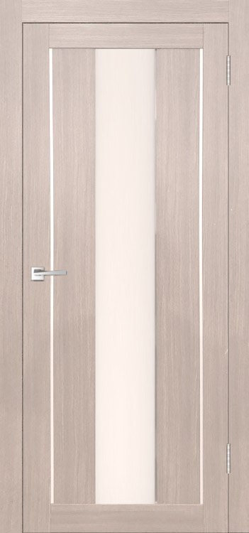 Фото Межкомнатная дверь Легенда Y-2 тон Кремовая лиственница Остекление Сатинат белое