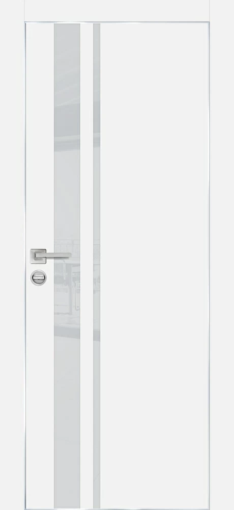 Межкомнатная дверь PX-16  AL кромка с 4-х ст. Белый