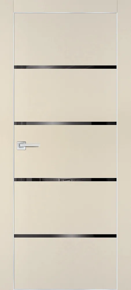 Фото Межкомнатная дверь PX-17  AL кромка с 4-х ст. Бежевый матовый
