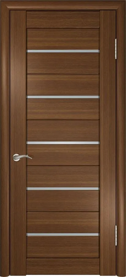 Фото Межкомнатная дверь ЛУ-22 (Темный орех)