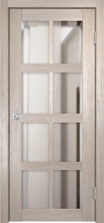 Межкомнатная дверь Легенда К-8 тон Кремовая лиственница Зеркало