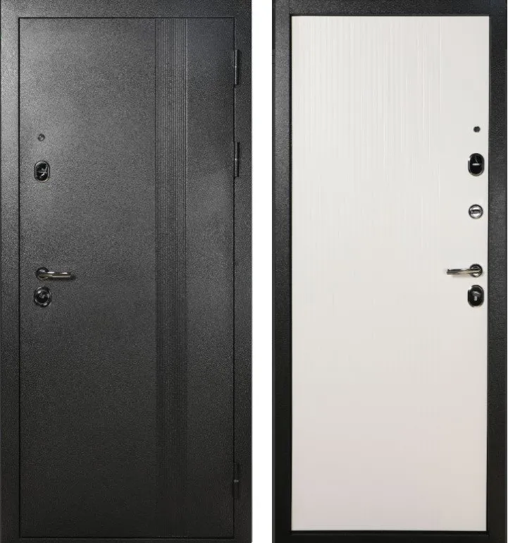 Фото Дверь TD 9-1  Темно Сер.Антик- Белый DIS007390